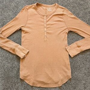 Aerie Henley Essential long sleeve Layering T-Shirt women’s medium